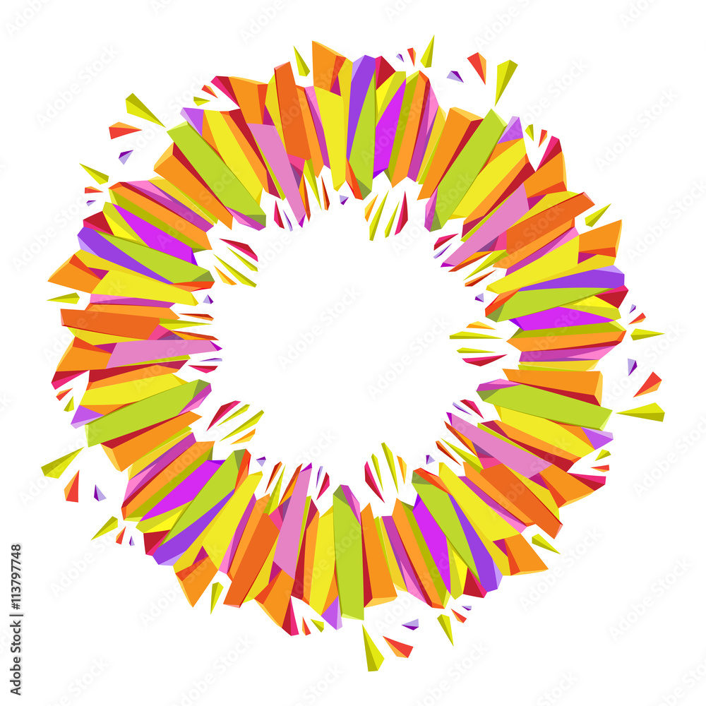 Obraz premium Abstract geometric background.