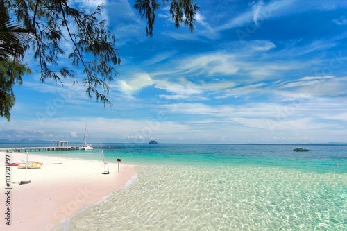 Paradise beach in Koh maiton island , phuket ,Thailand © jaturunp