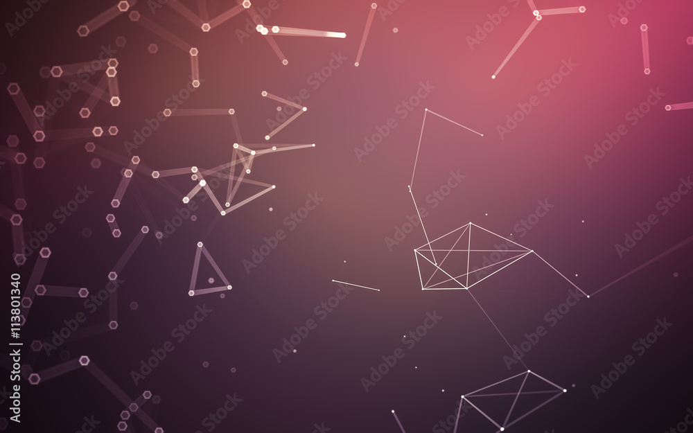 Abstract polygonal space low poly dark background, 3d rendering Abstract polygonal space low poly dark background, 3d rendering