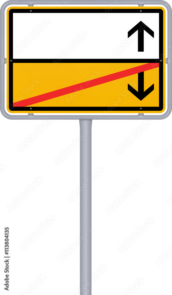 Leere Straßenschild Stock Vektor Art und mehr Bilder von Straßenschild -  Straßenschild, Leer, Unbeschrieben - iStock
