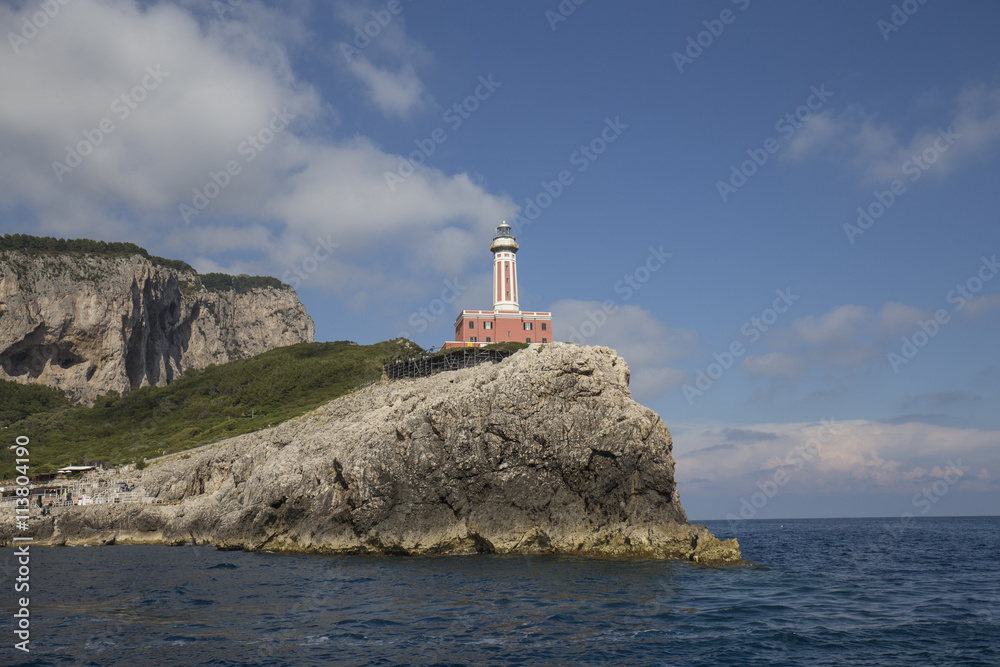 Punta Carena Lighthouse in Capri