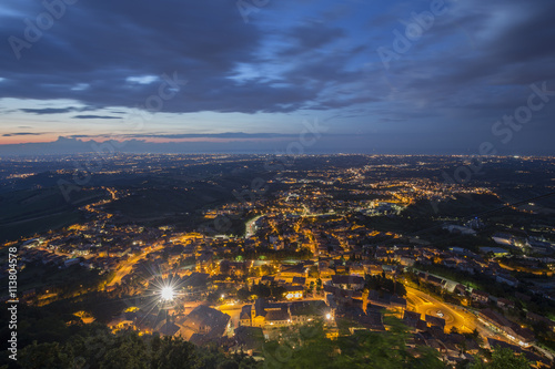 San Marino, View from the Monte Titano