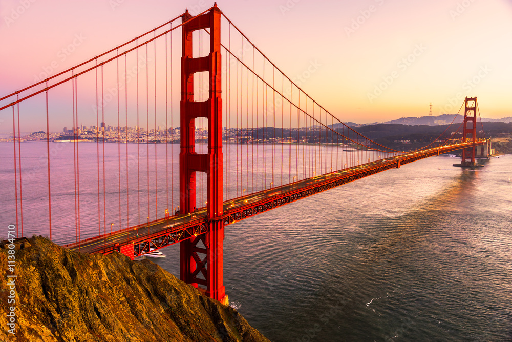 Wunschmotiv: Golden Gate, San Francisco, California, USA. #113804710