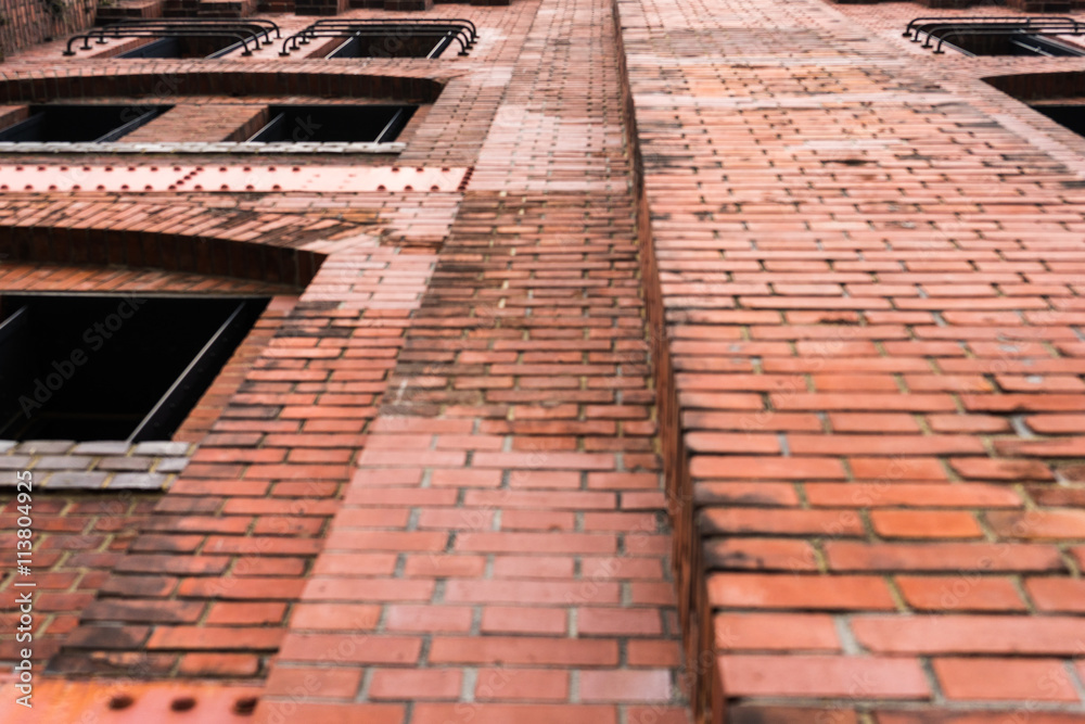 Fototapeta premium Red brick wall