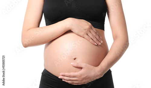pregnant asian woman
