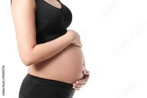 pregnant asian woman