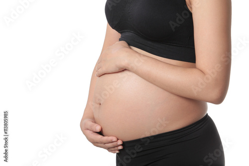 pregnant asian woman