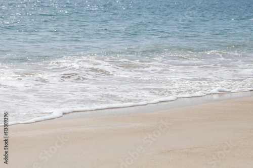 beach and tropical sea.