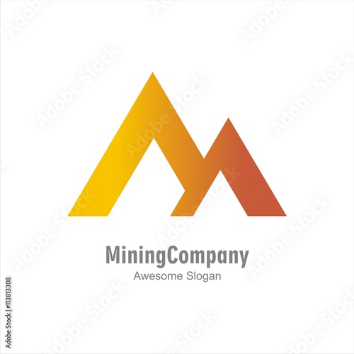 The best mining logo template. 