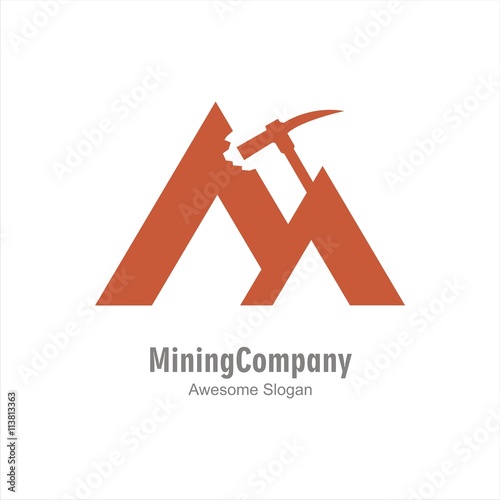 The best mining logo template. 
