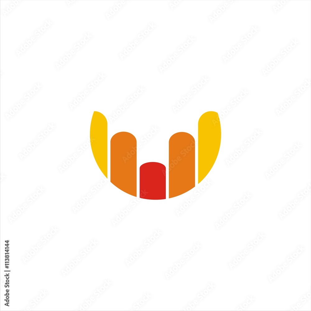 abstract colorful circle logo template abstract colorful circle logo template