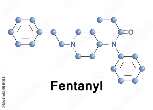 Fentanyl is a potent, synthetic opioid analgesic with a rapid onset and short duration of action. It is a strong agonist at the μ-opioid receptors. 