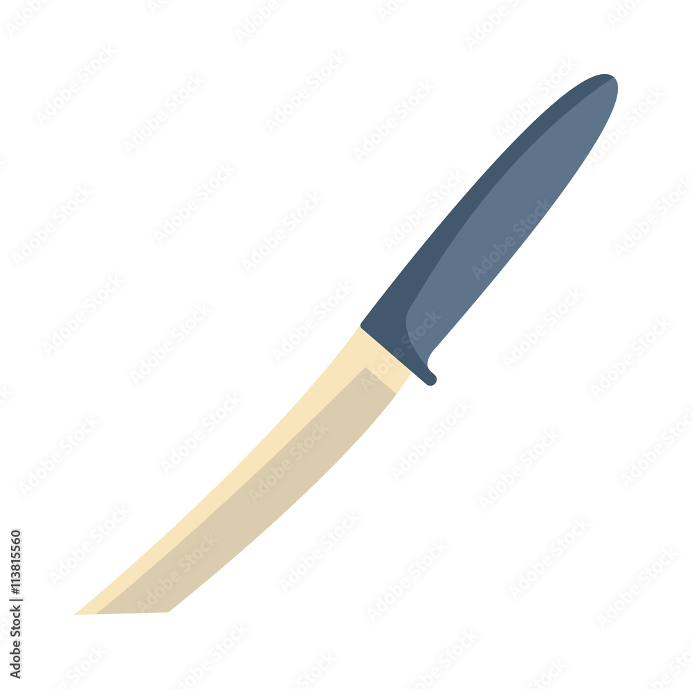 Military hunter knife vector illustration. Military hunter knife vector illustration.