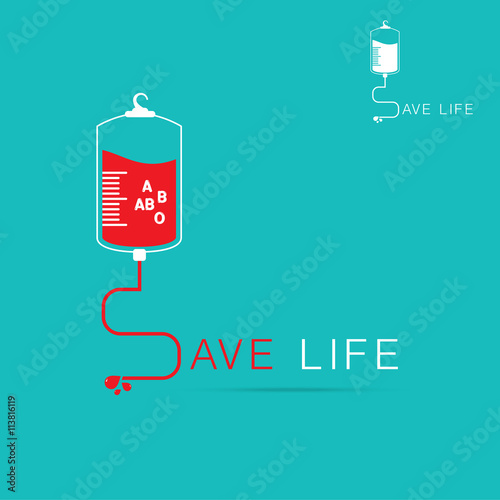 logotype blood donation