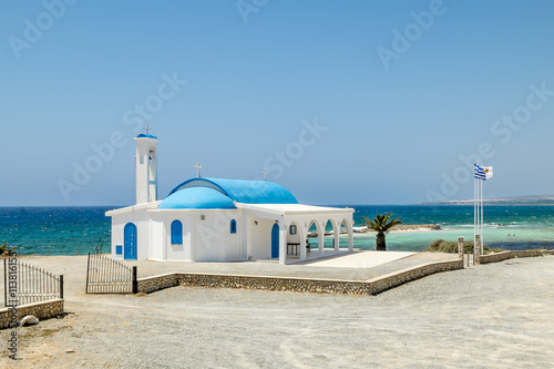 The Church of Saint Thecla on the Mediterranean sea in Ayia NAPA