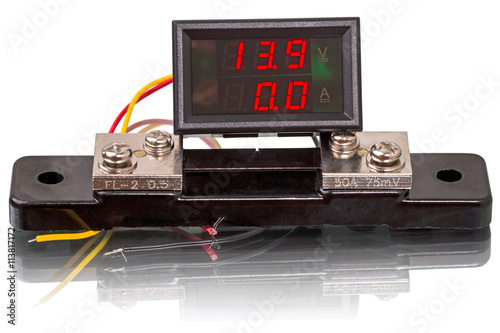 Digital voltmeter and ammeter