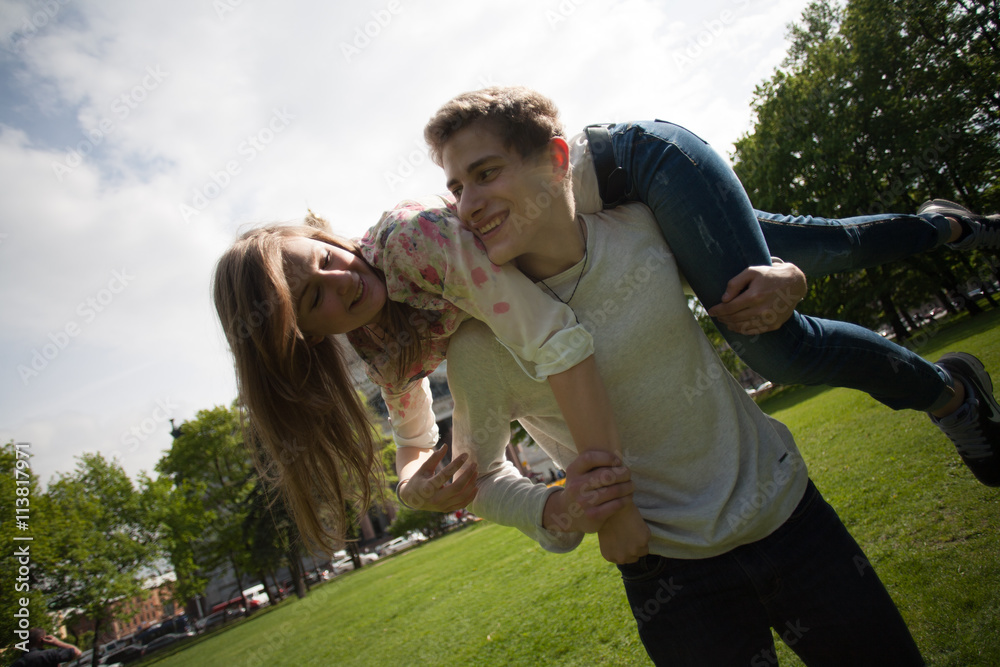 Obraz premium Couple in love