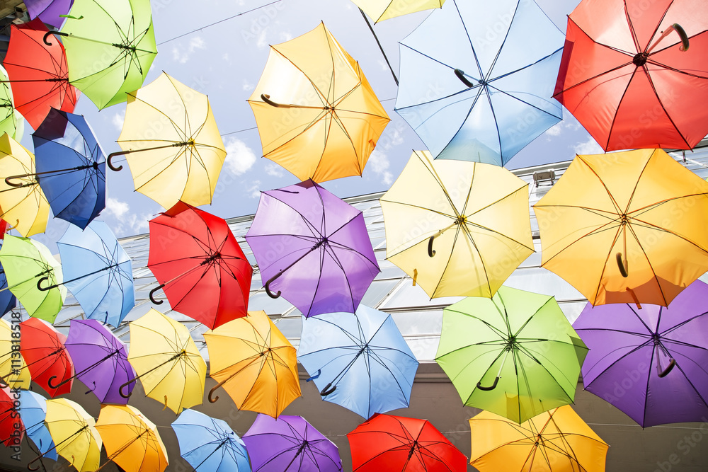 Colorful umbrellas Colorful umbrellas
