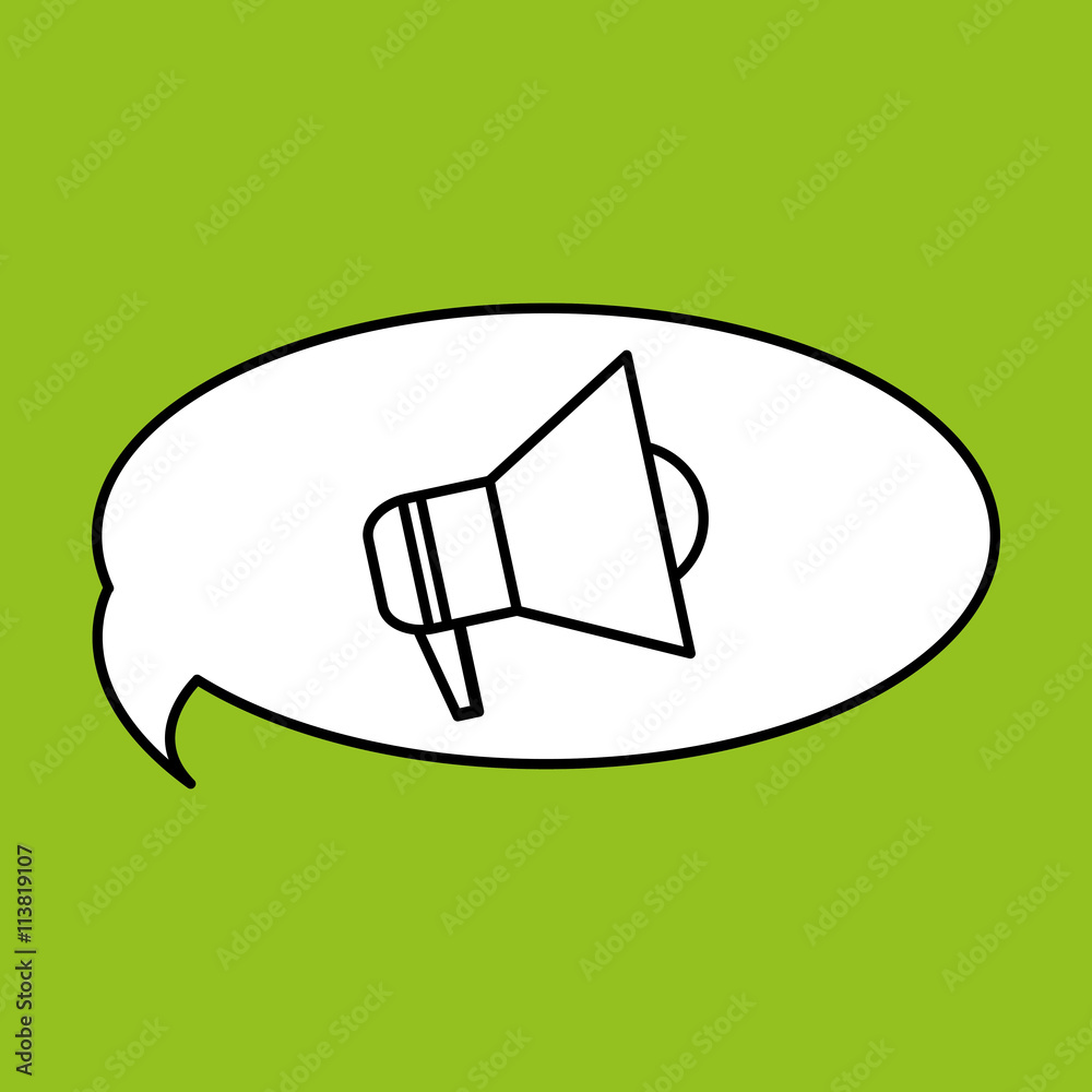 Communication design. Media icon. Flat illustration Communication design. Media icon. Flat illustration