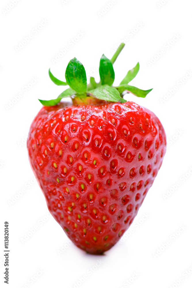 Strawberries isolated on a white Strawberries isolated on a white