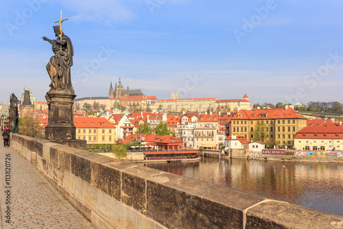 Prague Castle and Valtava River