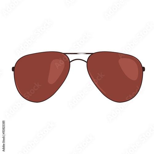 Vector Single Cartoon Sunglasses