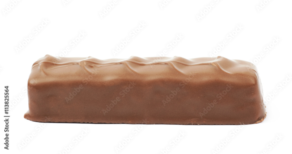Caramel chocolate bar isolated Caramel chocolate bar isolated