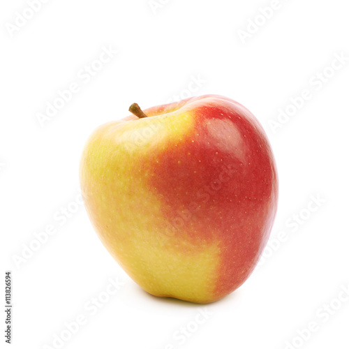 Ripe red and golden jonagold apple
