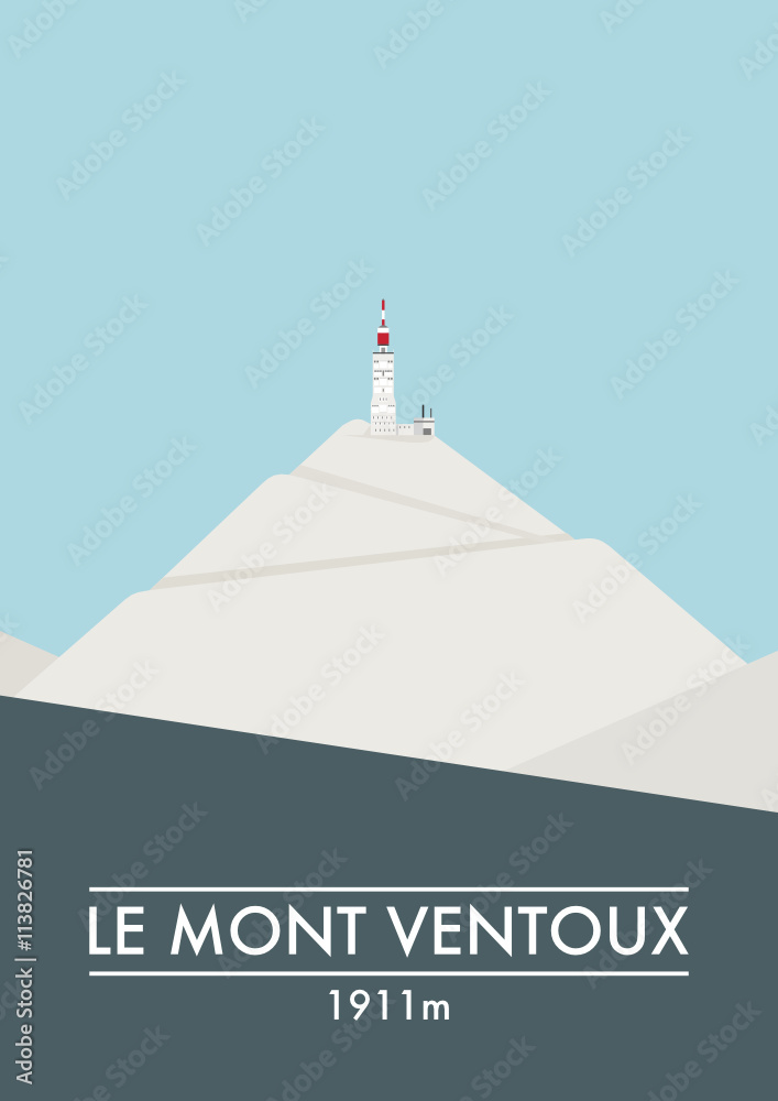 Obraz premium Le mont ventoux - géant de provence