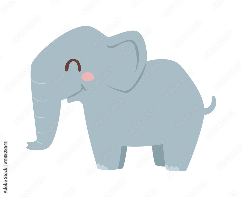 Elephant vector illustration.
