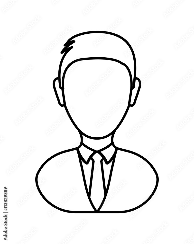 Avatar man icon. People design. vector graphic Avatar man icon. People design. vector graphic