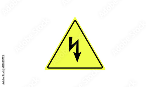 Warning of dangerous electrical voltage