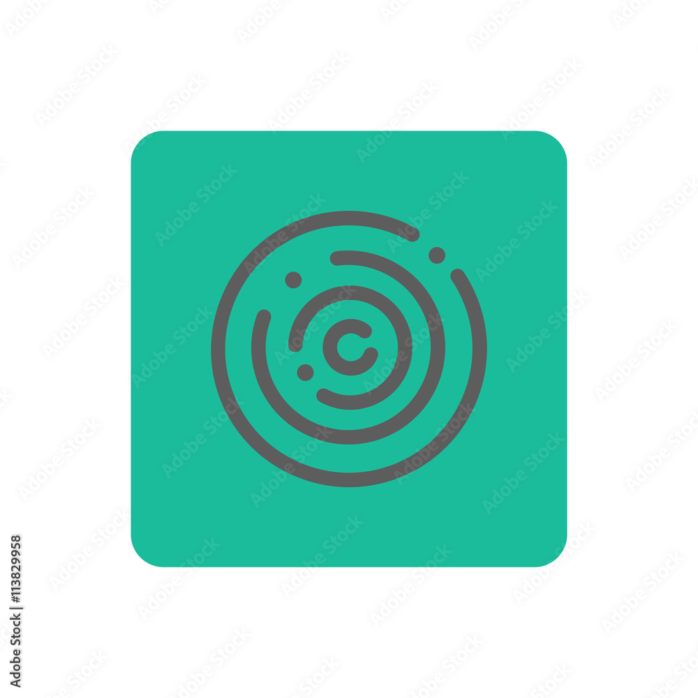 Touch icon vector Touch icon vector