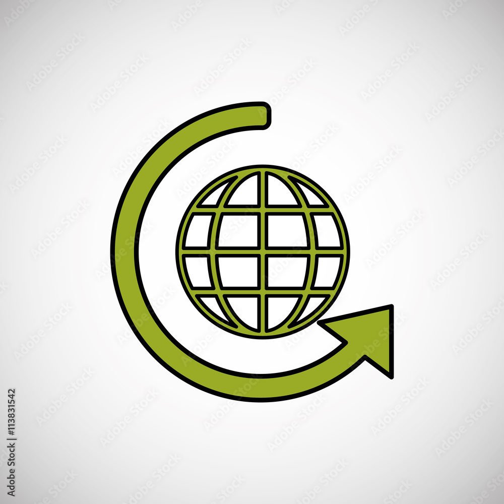 Call center design. Global communication. Flat illustration, Call center design. Global communication. Flat illustration,