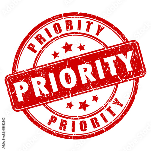 Priority rubber stamp