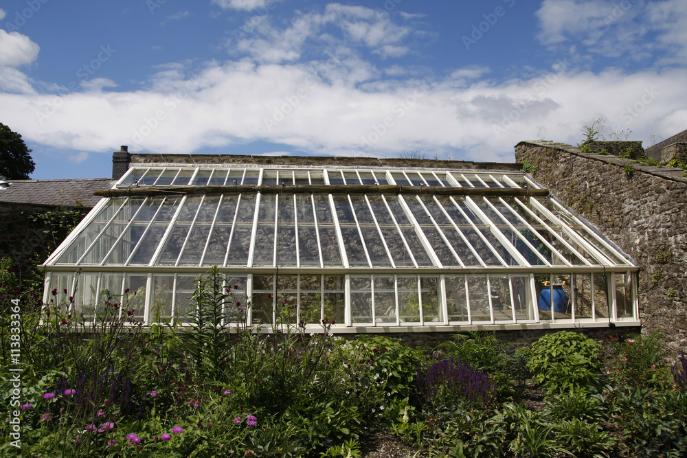 Large garden greenhouse