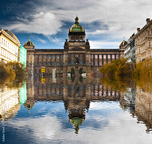 Photography Prague National Museum, Venceslav's Square