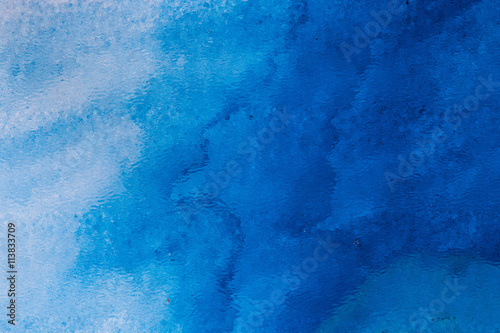 Blue watercolor background for backgrounds or textures