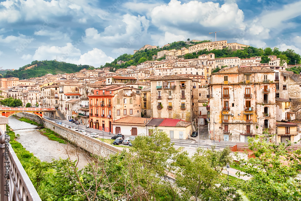 Scenic view of the Old Town in Cosenza, Italy