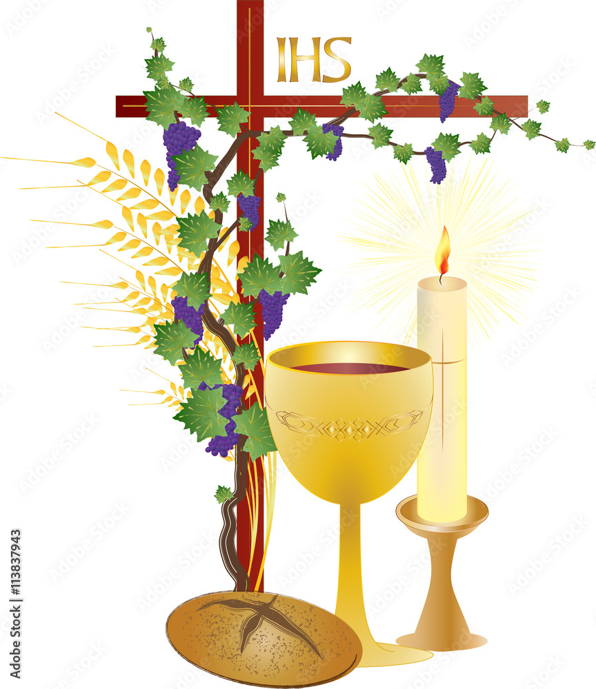 First Communion Chalice And Host