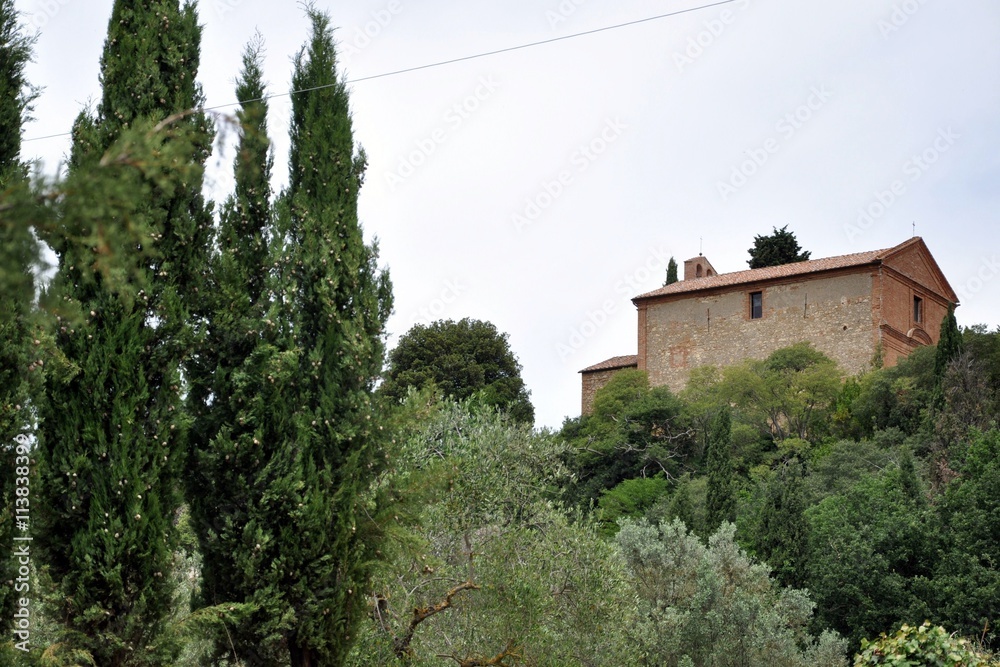 Obraz premium Süd-Toskana bei Pienza