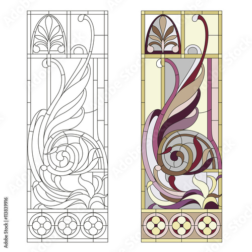 stained glass pattern