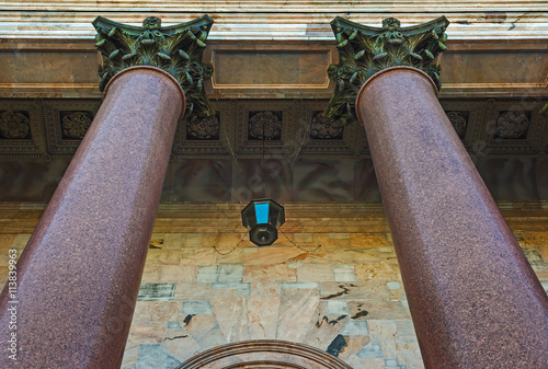 View of Saint Isaac's Cathedral in St.Petersburg, Russia.