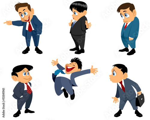 Six businessmen set