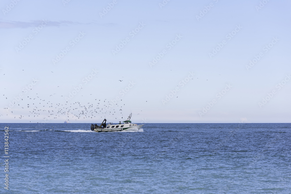 Fishing boat. Fishing boat.