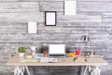 Modern office workplace