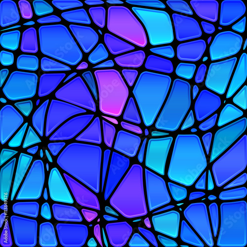 abstract vector stained-glass mosaic background