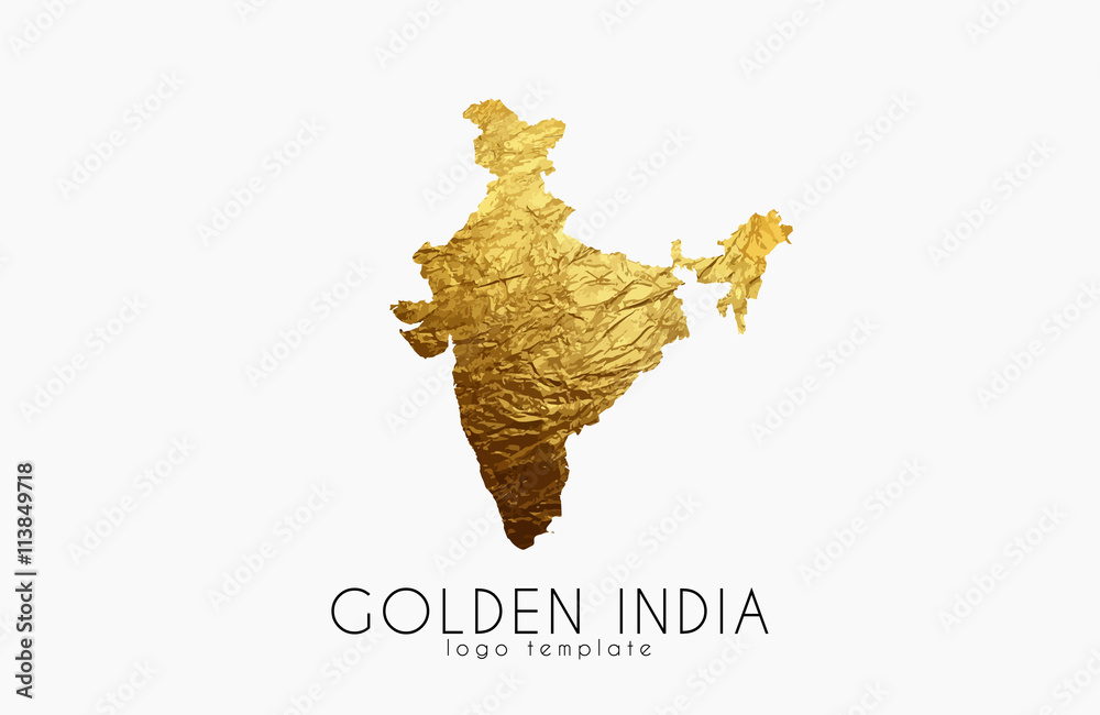 India logo. stock vector. Illustration of icon, insignia - 168013613