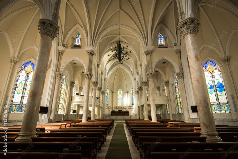 Gothic Style Church Interior