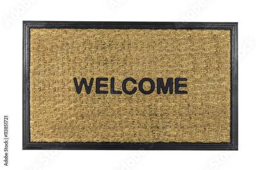 Welcome Mat Isolated